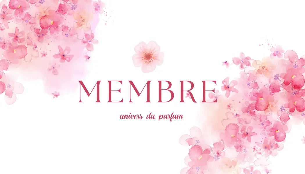 Carte Membre - univers du parfum